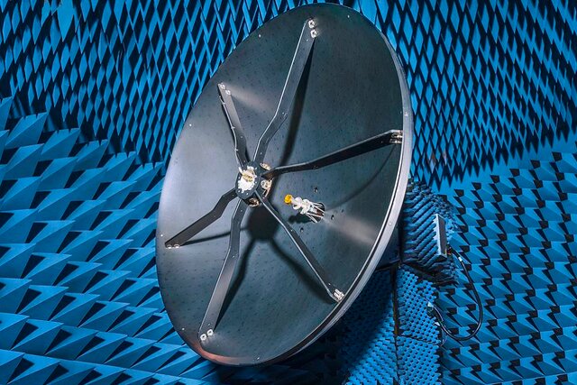 آنتن بزرگ تلسکوپ نانسی گریس رومن رونمایی شد| تکلی آنتن بزرگ تلسکوپ نانسی گریس رومن رونمایی شد| تکلی