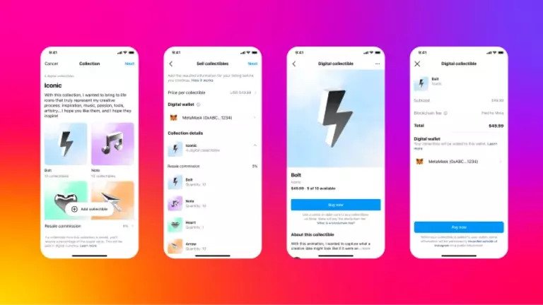 متا امکان فروش NFT در اینستاگرام را فراهم می کند| تکلی متا امکان فروش NFT در اینستاگرام را فراهم می کند| تکلی