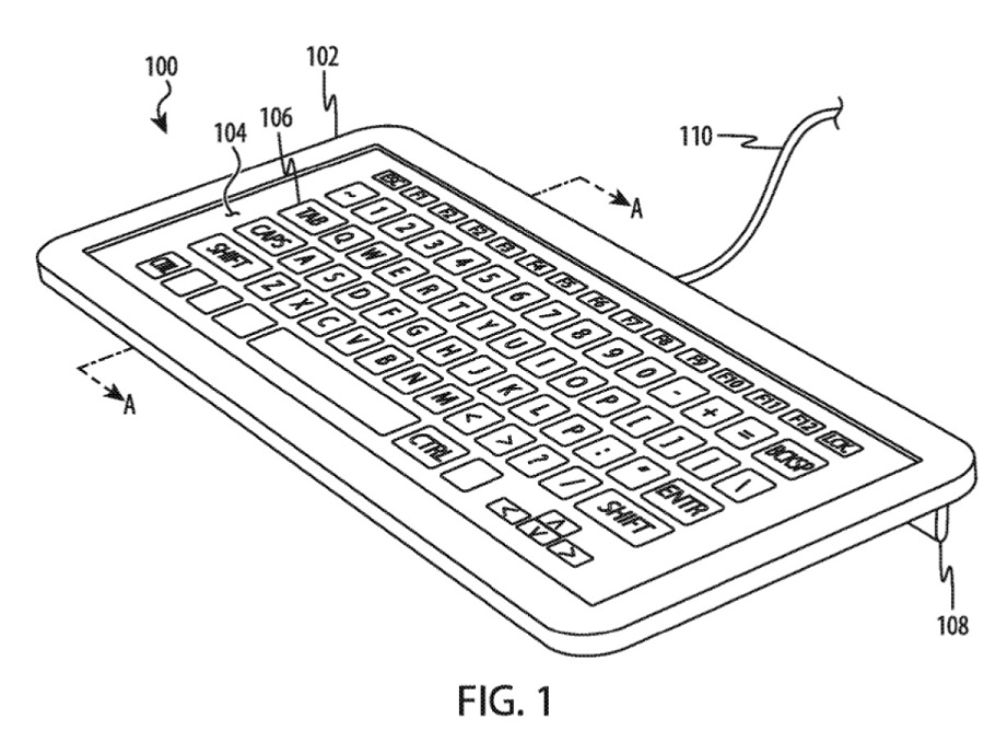 اپل پتنت جدیدی از یک کیبورد بدون کلید و با پشتیبانی از بازخورد هپتیک ثبت کرد| تکلی اپل پتنت جدیدی از یک کیبورد بدون کلید و با پشتیبانی از بازخورد هپتیک ثبت کرد| تکلی