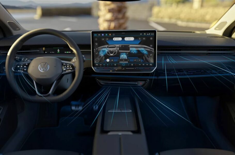 دریچههای هوشمند فولکس واگن ID. 7 خود را با زاویه تابش آفتاب هماهنگ میکنند!| تکلی دریچههای هوشمند فولکس واگن ID. 7 خود را با زاویه تابش آفتاب هماهنگ میکنند!| تکلی