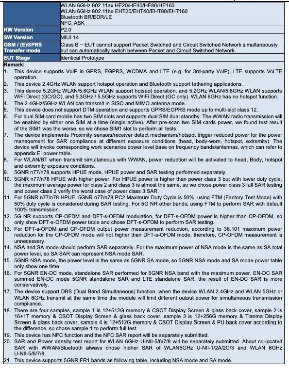 میزان رم و حافظه داخلی شیائومی ۱۳T پرو فاش شد|تکلی میزان رم و حافظه داخلی شیائومی ۱۳T پرو فاش شد|تکلی