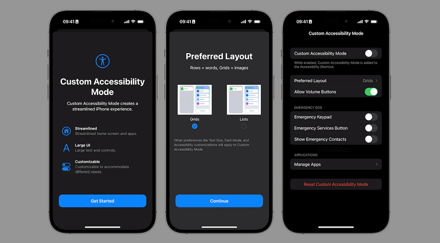 اپل با قابلیت Custom Accessibility Mode به دنبال ساده تر کردن iOS| تکلی اپل با قابلیت Custom Accessibility Mode به دنبال ساده تر کردن iOS| تکلی