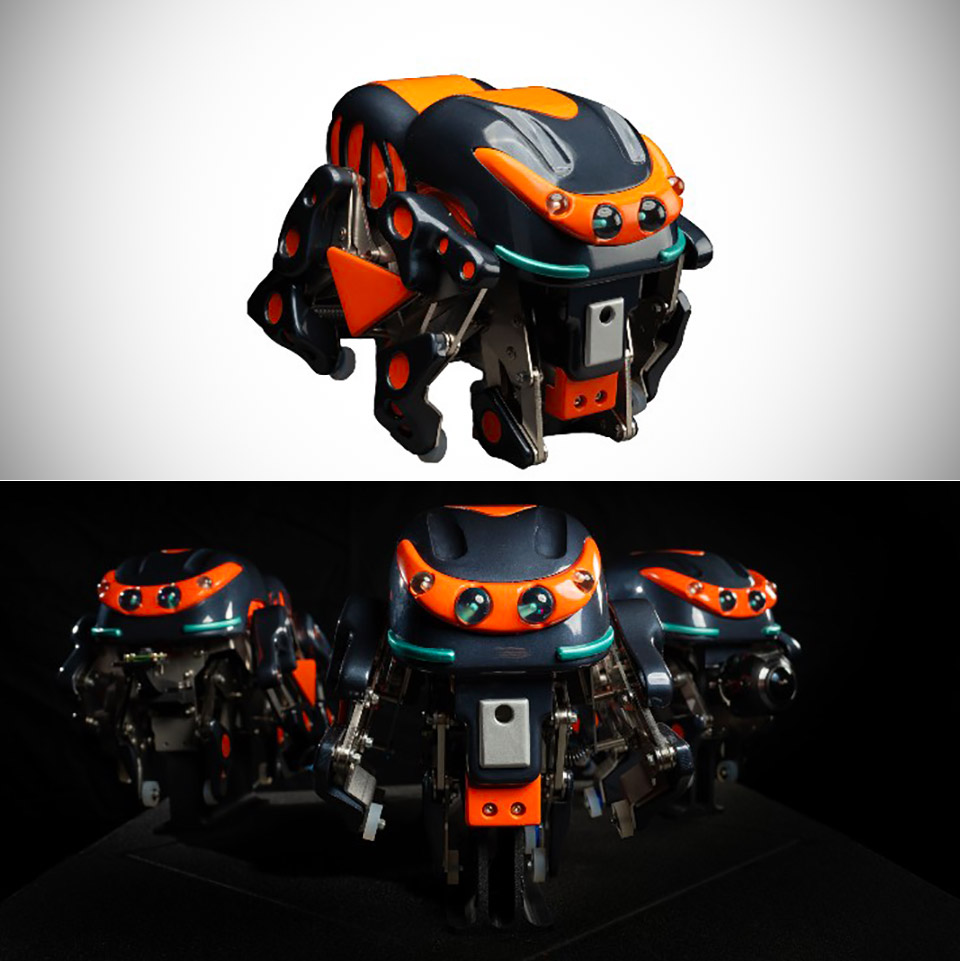 ربات عنکبوتی می تواند لوله های فاضلاب را بررسی کند| تکلی ربات عنکبوتی می تواند لوله های فاضلاب را بررسی کند| تکلی